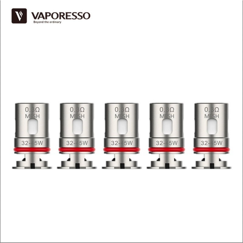 Résistances GTX Coils Vaporesso x5 - plusieurs puissances