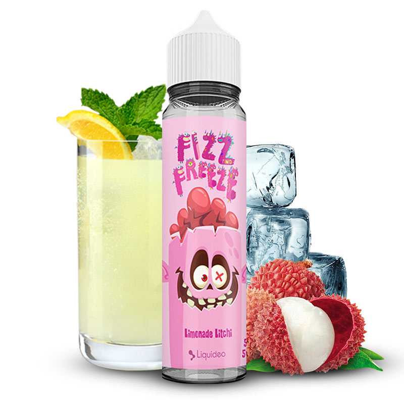 Limonade Litchi 50ml - Fizz & Freeze by Liquideo